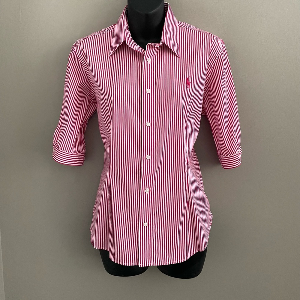 Ralph Lauren Sport Striped Button Down Shirt